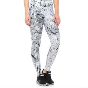 NWT Koral Lustrous leggings shiny Marble Ink XS